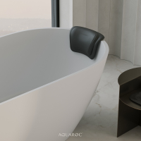 Cocoon Waterproof Bath Pillow Black